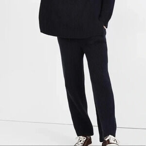 Madewell Maitland Ribbed Drawstring Sweater Pants MC037